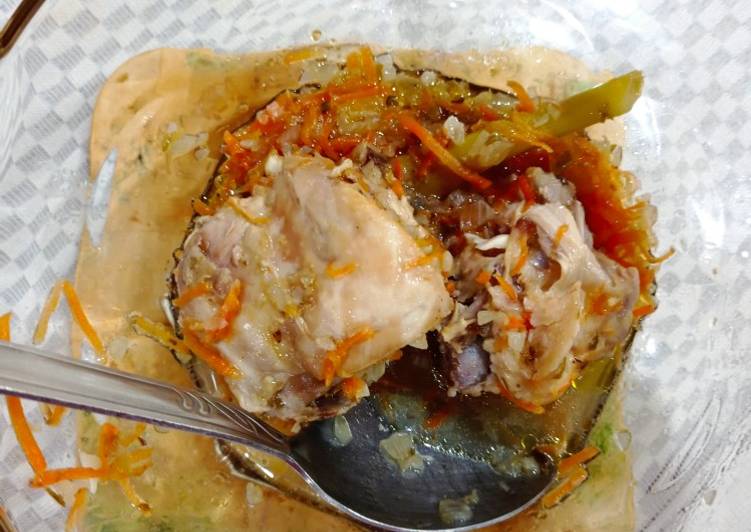 Ayam kukus halia versi Luqman