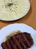Beef steak & mashed potato