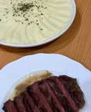 Beef steak & mashed potato