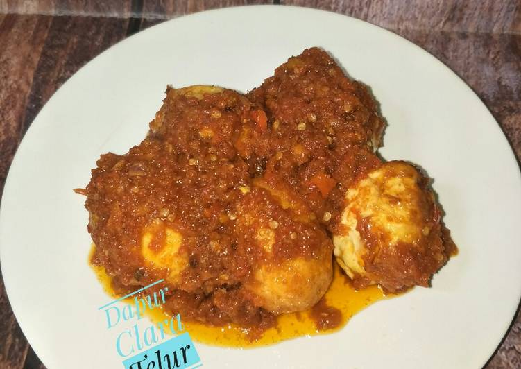 Resep Telur Balado (Telur Goreng Sous) Anti Gagal