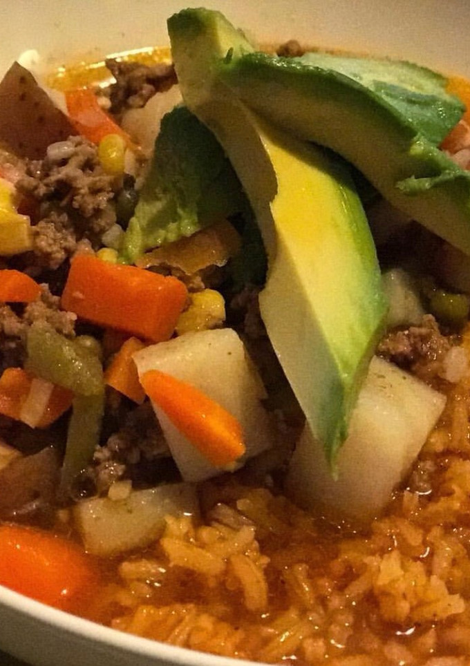 A picture of Picadillo / Goulash.