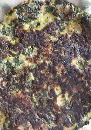 Una foto de Tortilla de espinaca facilísima