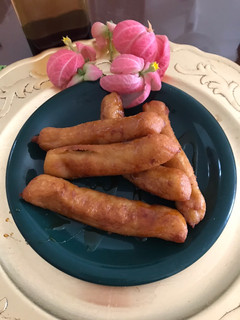Una foto de Churros con miel de abejas