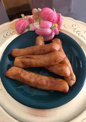 Una foto de Churros con miel de abejas