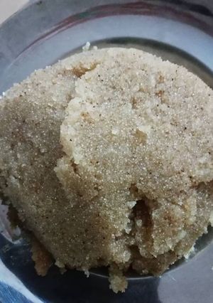 A picture of Suji halwa.