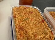 A picture of bulgur with meat