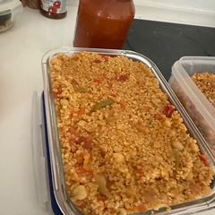 Bulgur with Tomato’s 🍅 A picture of Bulgur with Tomato’s 🍅.