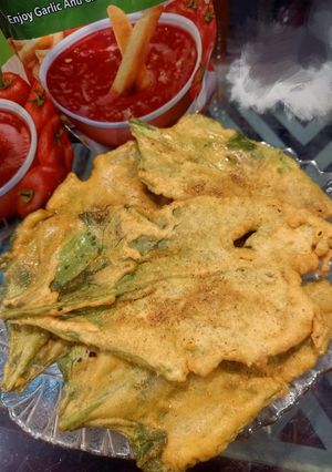 A picture of Palak pakora.