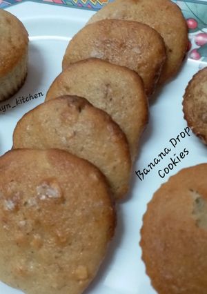 A picture of Banana Drop Cookies.