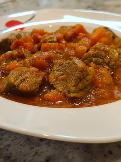 Una foto de Carne de ternera al curry