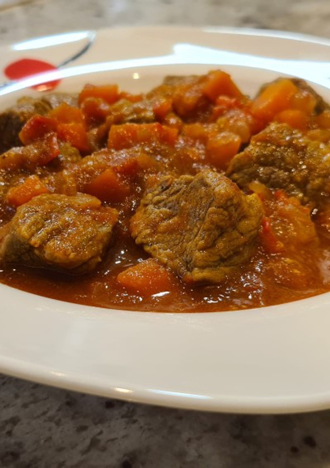 Una foto de Carne de ternera al curry