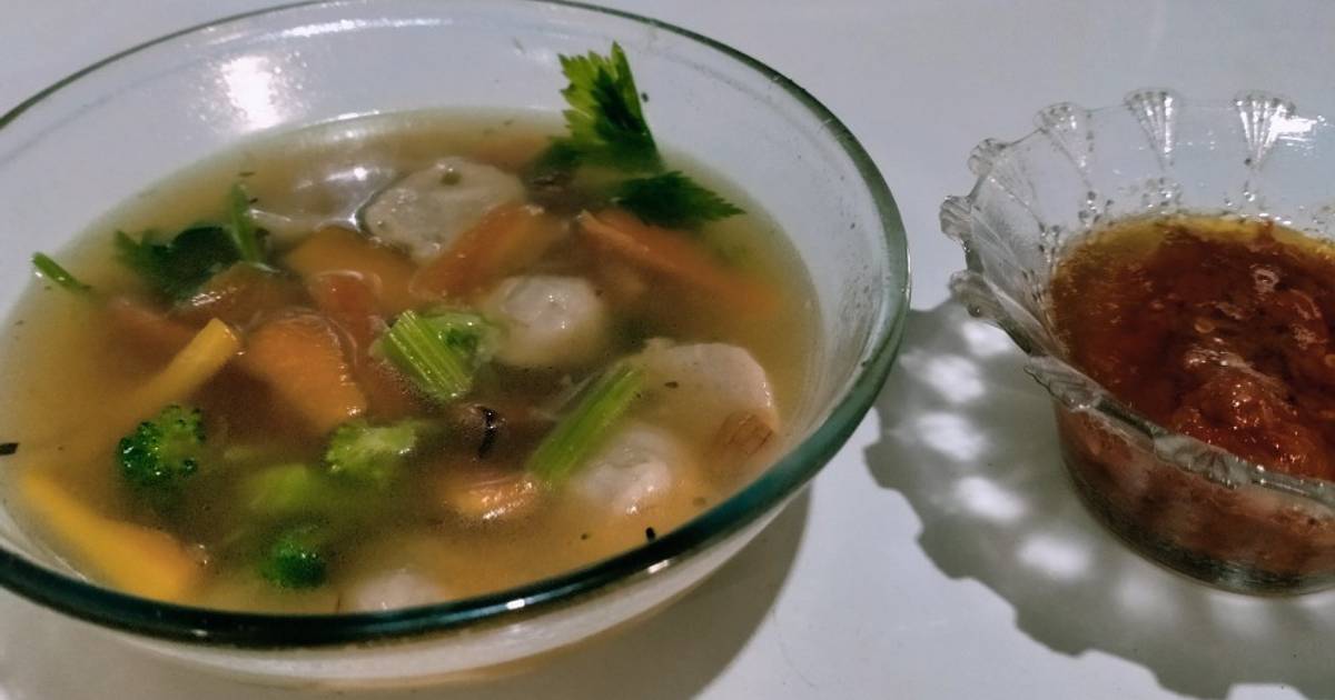 Resep Sup Sayur Bakso Oleh Erica Christina Cookpad