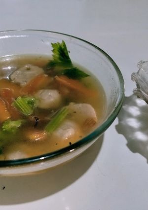 Foto resep Sup sayur bakso