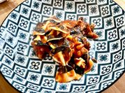 A picture of red pepper sauce