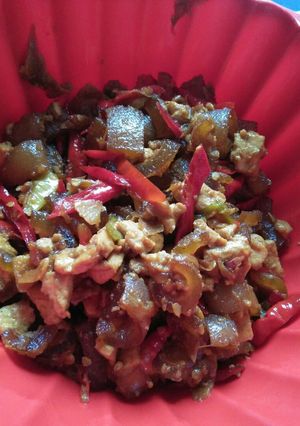 Foto resep Oseng kikil