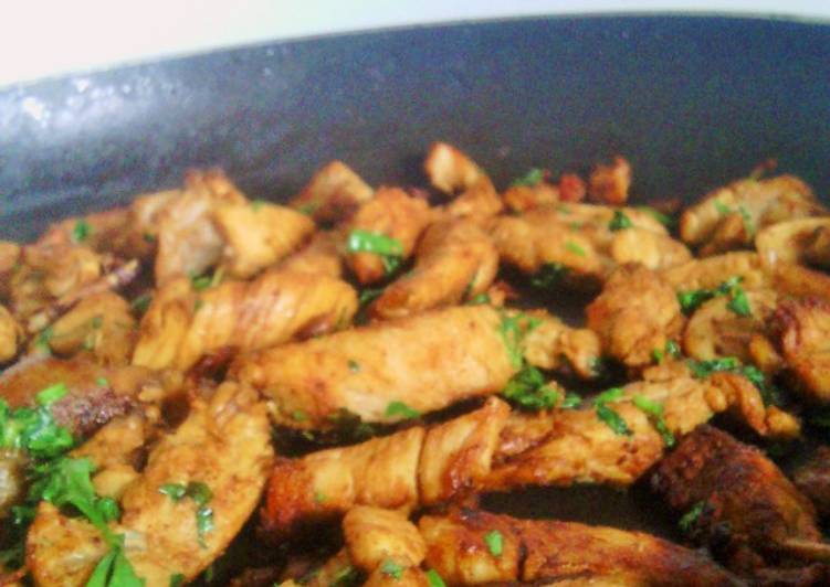 How to Make Favorite Garlic Cilantro Chicken Stir Fry