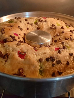A picture of Tutti fruitte Tea Cake 🥧☕🥧.