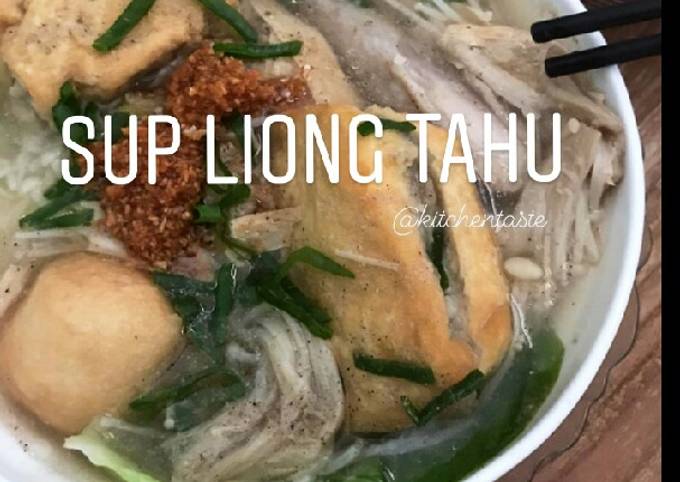 SUP Bihun LIONG TAHU BAKSO ala Kitchentaste