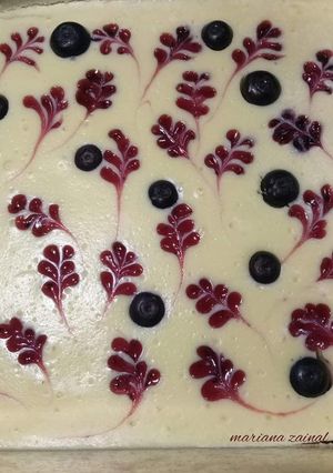 Gambar "BROWNIES BLUEBERRY CHEESE" by Mariana Zainal #SYEDMUNAWWAR