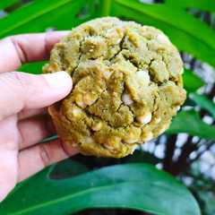 รูปของ Matcha White Chocolate Cookies