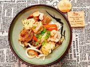 Hình ảnh của mì udon thịt heo