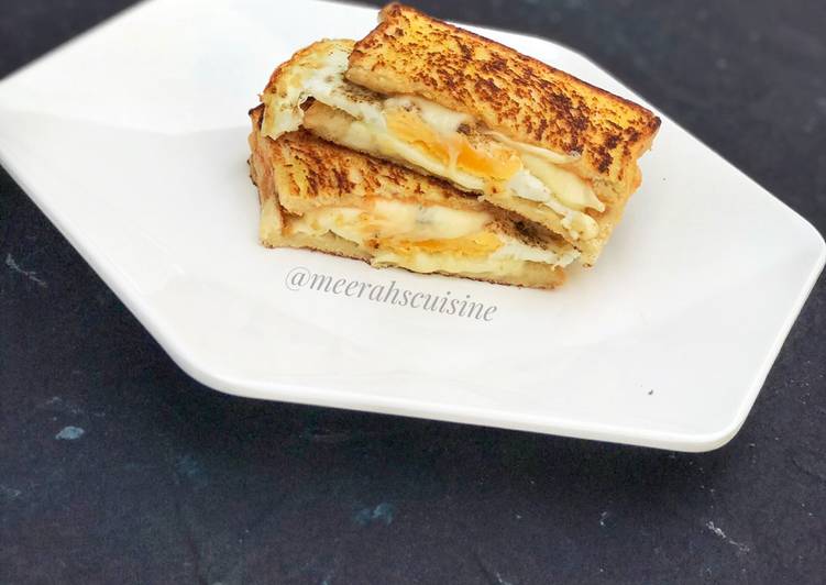 Step-by-Step Guide to Make Ultimate Cheesy egg toast