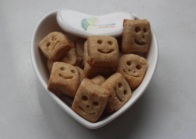 微笑豆腐小方餅 食譜成品照片