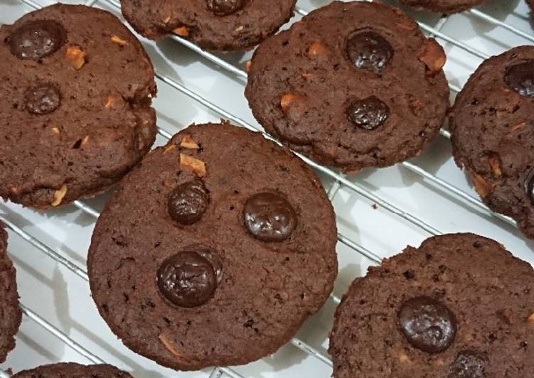Resep !ENAK Chocolate peanut cookies kue harian