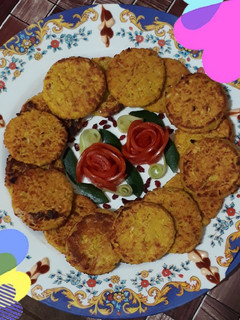عکسی از دستور کتلت لوبیا سفید