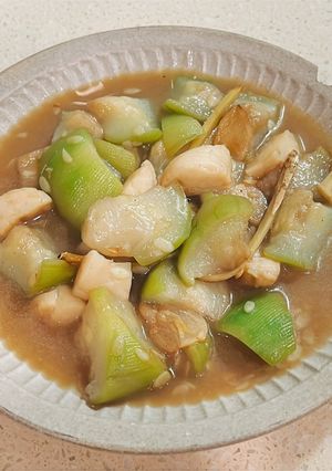 干貝炒絲瓜 的食譜成品照片