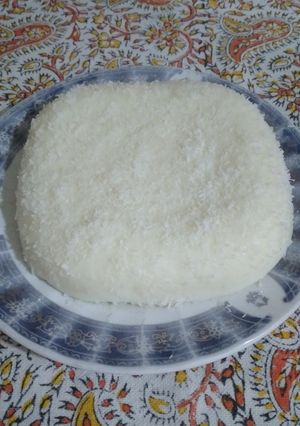 عکسی از دستور دسر شیری نارگیلی