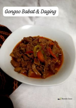 Foto resep Gongso Babat dan Daging