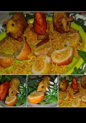 A picture of Noodles Rabbit with noodles modak.