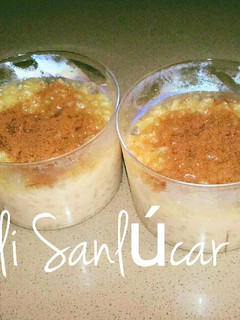 Una foto de Arroz con leche a la naranja