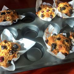 A picture of Banana Blueberry Muffin (Vegan).