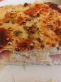 Lasagne quattro formaggi alla mortadella e pistacchi di Bronte