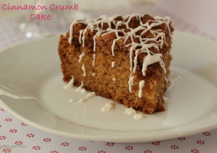 Recipe: Yummy Cinnamon Crumb Cake