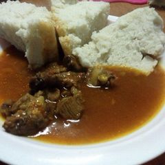 A picture of Goat meat stew.