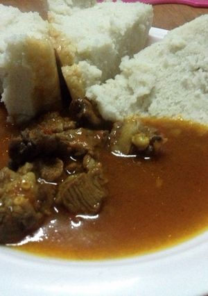 A picture of Goat meat stew.