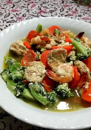 Foto resep Cah Udang Tahu