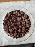 Sobremesa Kinder com pedaços de chocolate