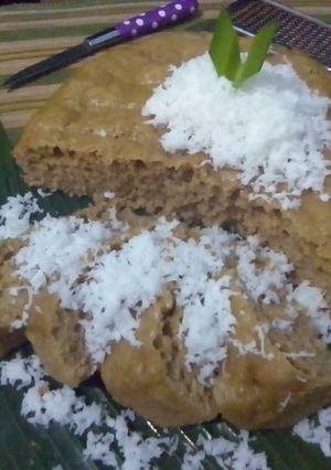 Foto resep Kue apem beras kukus gula merah