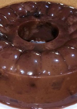 Foto resep Puding roti chocolatos toping oreo