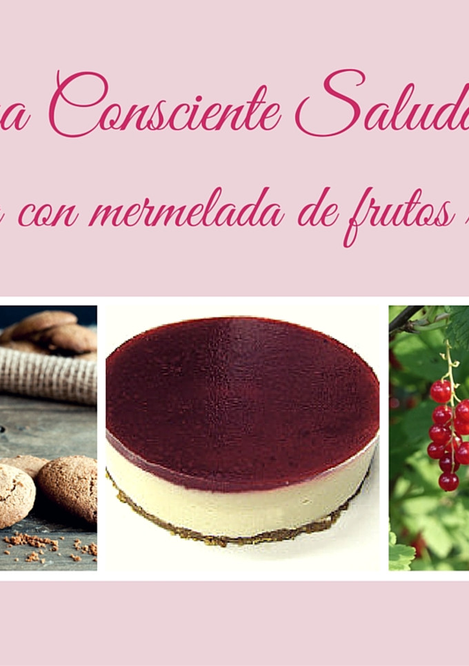 Una foto de Tarta con mermelada de frutos rojos