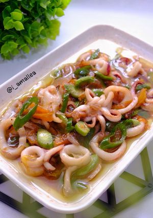 Foto resep Oseng Cumi Cabe Ijo