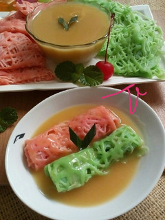 Foto resep Roti Jala Saus Durian