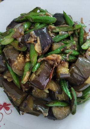 Gambar Tumis Terung Kacang Panjang