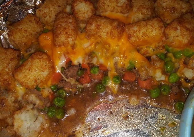 Simple Way to Make Perfect Tater tot shepard's pie