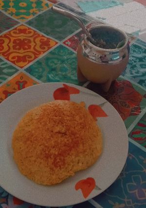 Una foto de Merienda saludable (tortilla de avena)