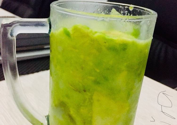 Cara menyiapkan Ice Alvocado shake home made 😘  yang Lezat Sekali